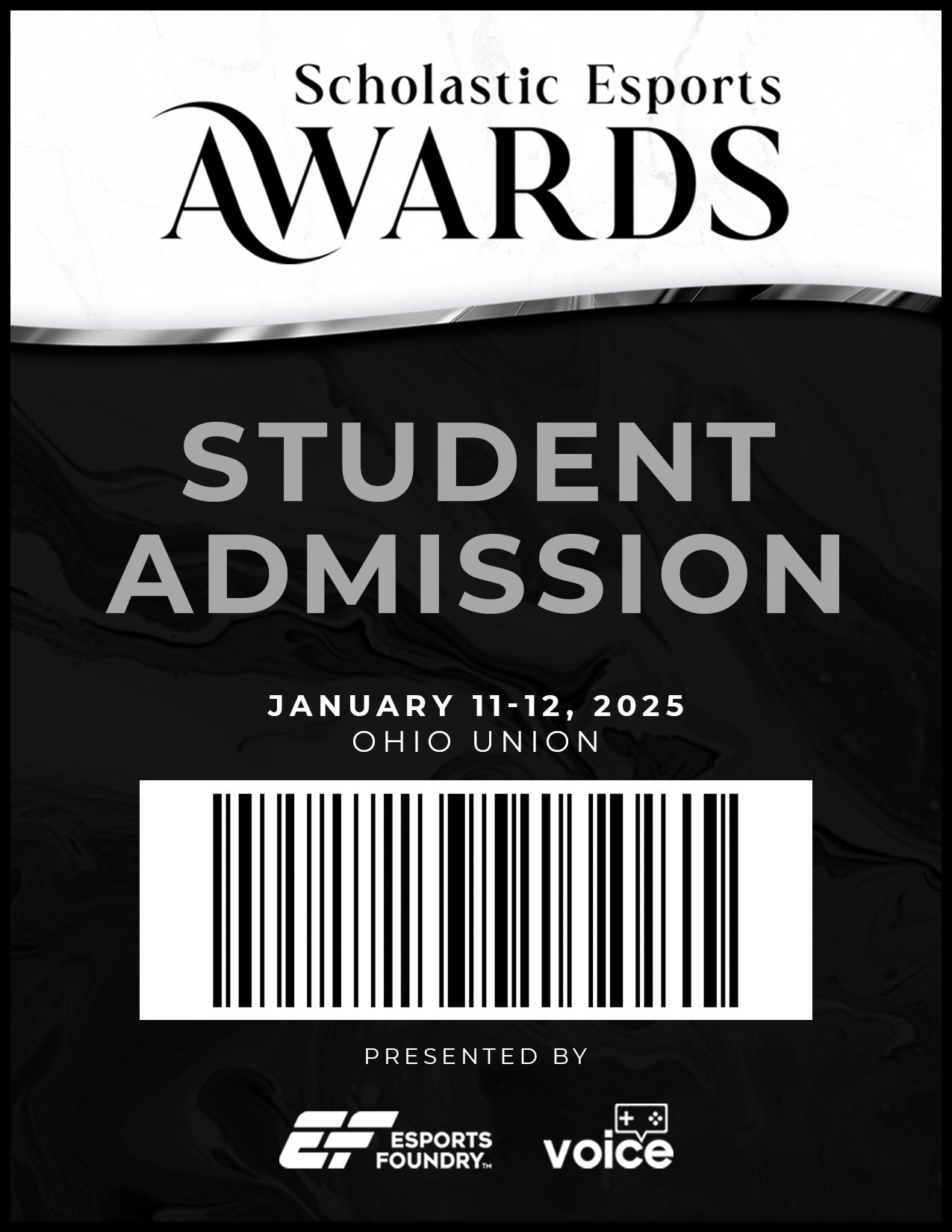 Scholastic Esports Awards 2025 - Student Admission